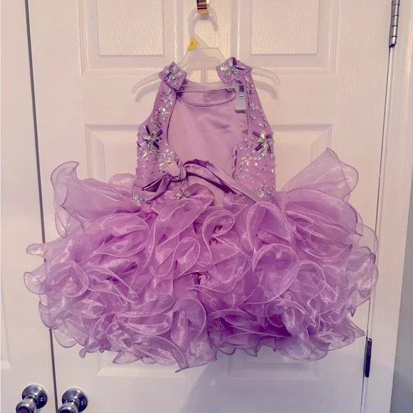 Lavender toddler pageant  dress - Picture 2 of 6